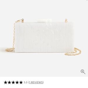 J. Crew Pearl Acetate Clutch